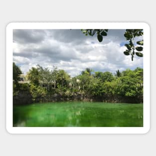 Cenote in Mexico Sticker